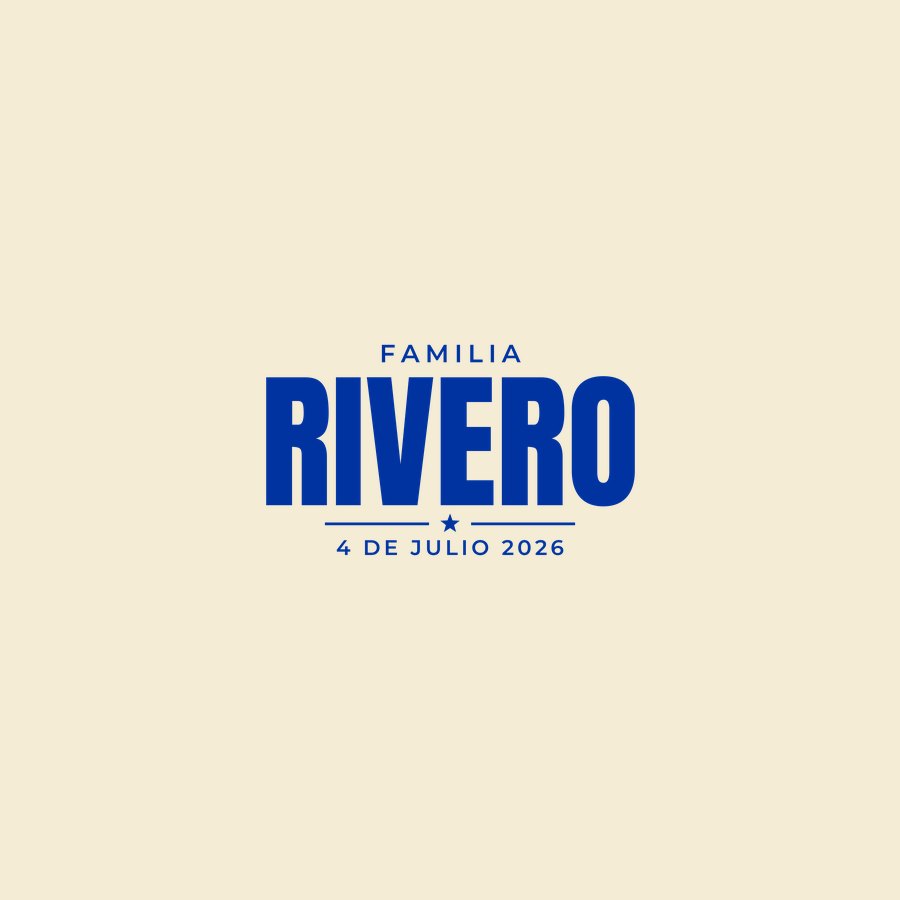 Familia Rivero 4 de julio 2026 matching tee by On Deck Co.