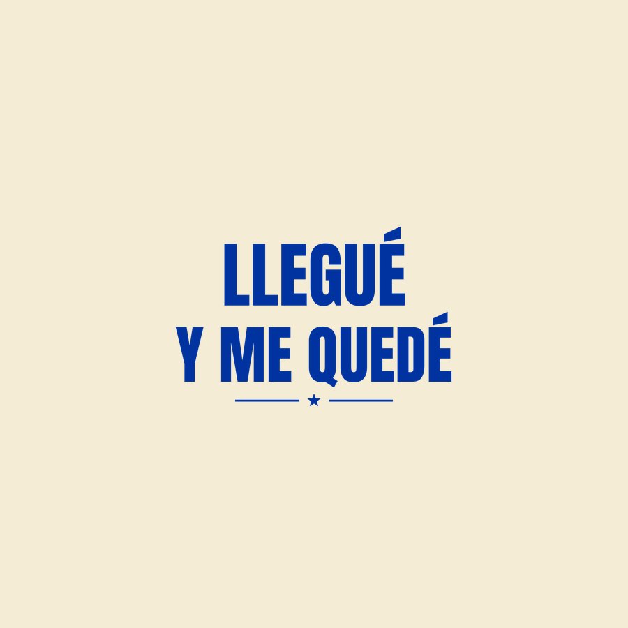 Llegue y me quede immigrant tee by On Deck Co.