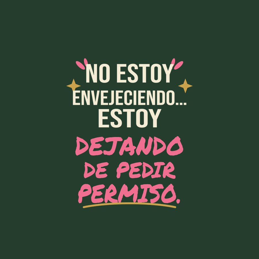 No Longer Asking Permission Spanish statement tee design