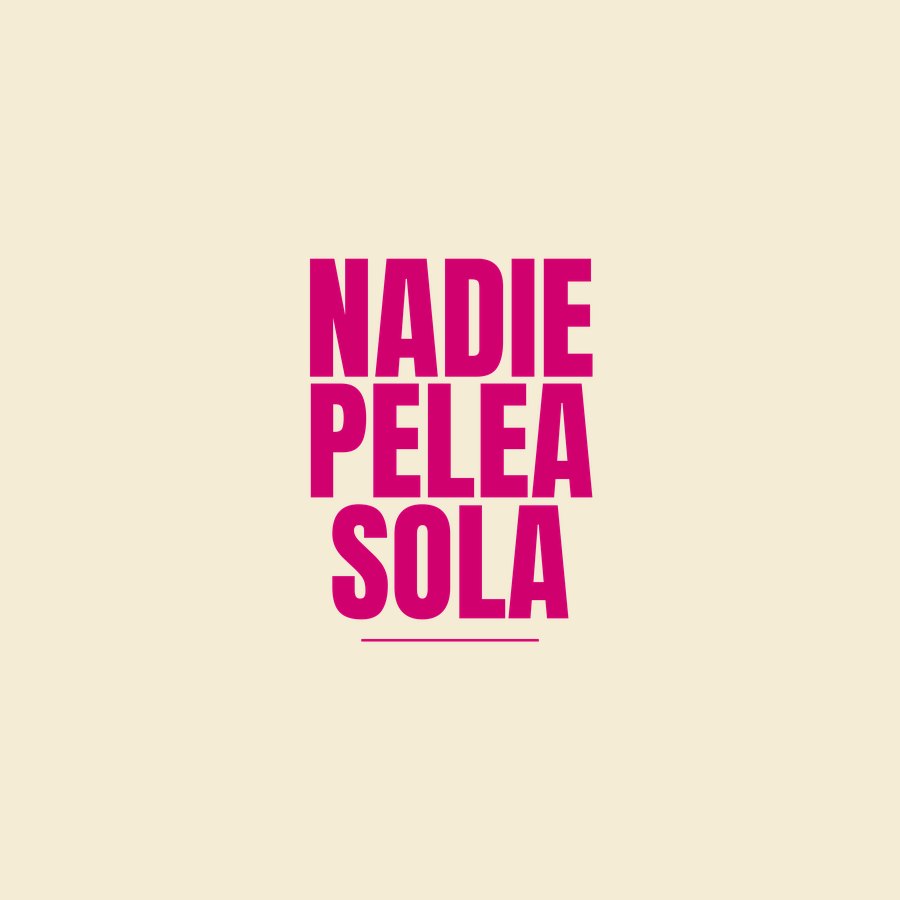 Nadie pelea sola pink awareness tee by On Deck Co.