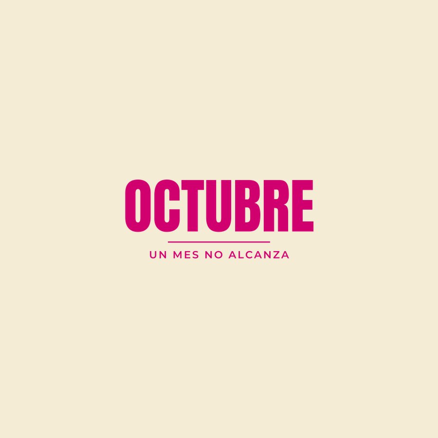 Octubre un mes no alcanza awareness tee by On Deck Co.
