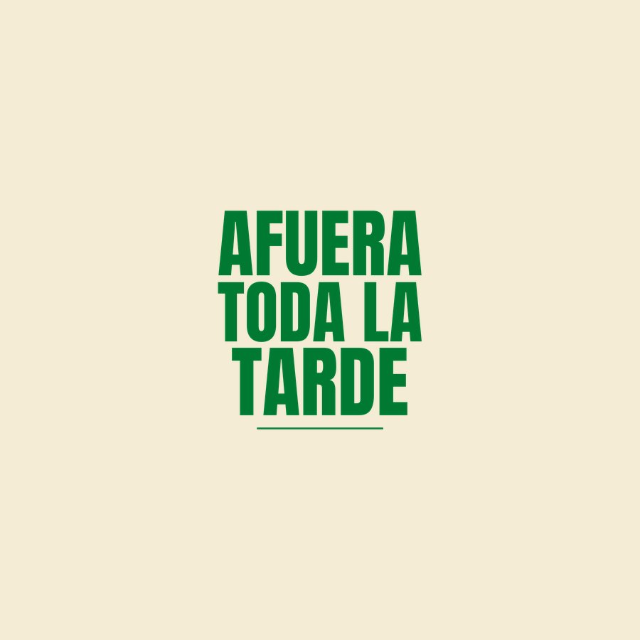 Afuera toda la tarde spring tee by On Deck Co.