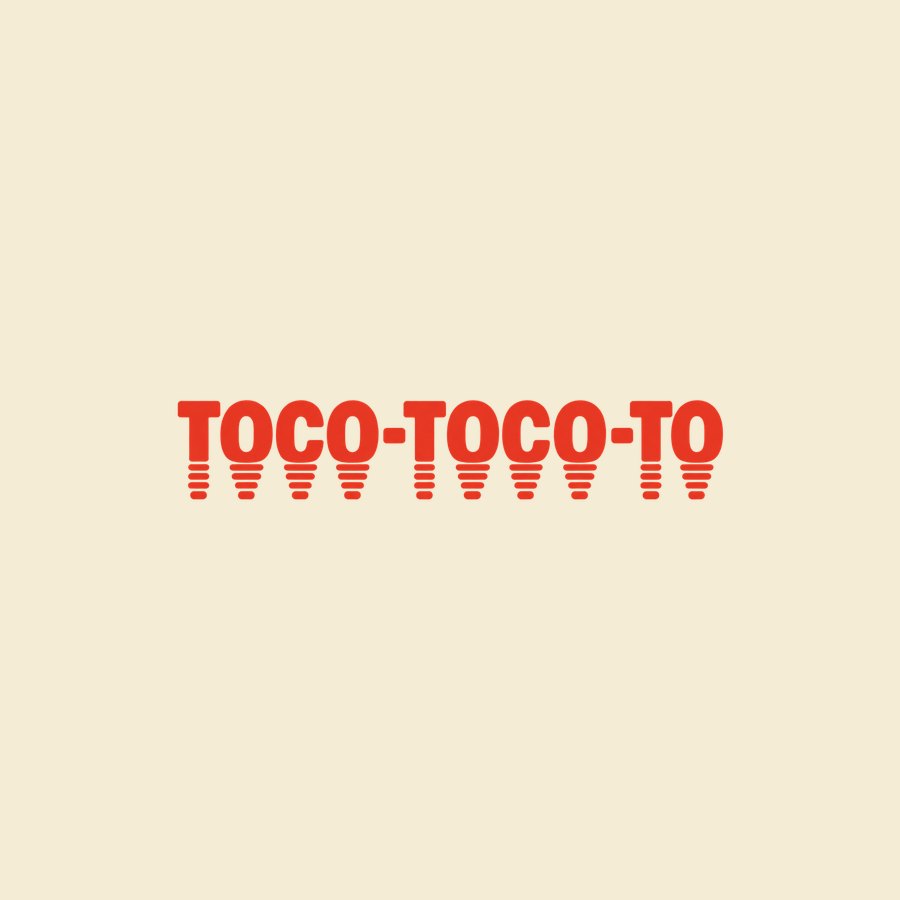 Toco Toco To tee design in bold condensed lettering