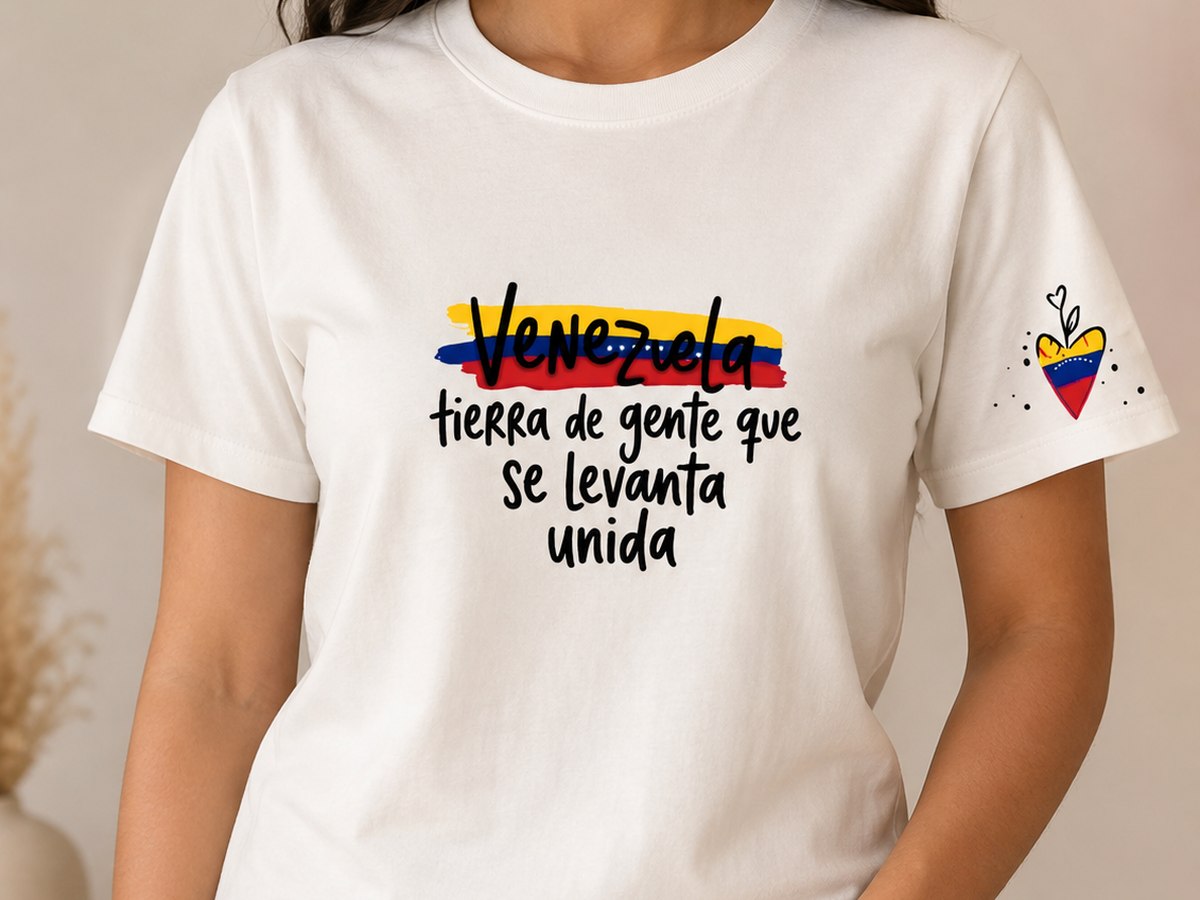 Venezuela tierra de gente que se levanta unida tee