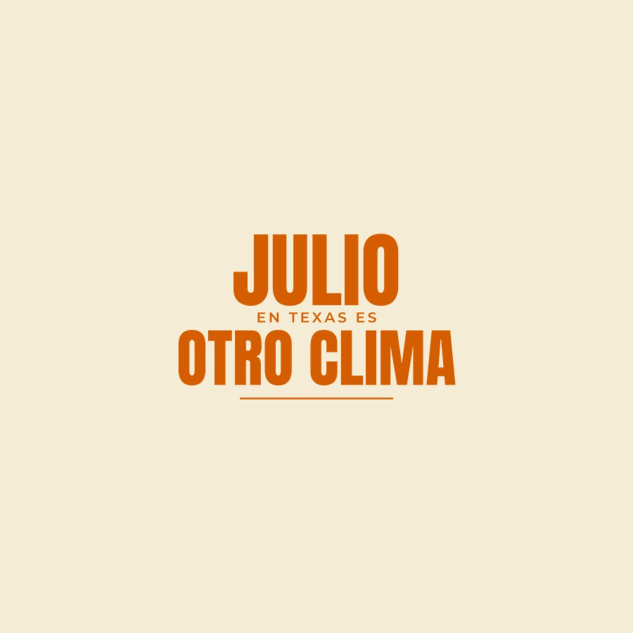 Julio en Texas es otro clima summer tee by On Deck Co.