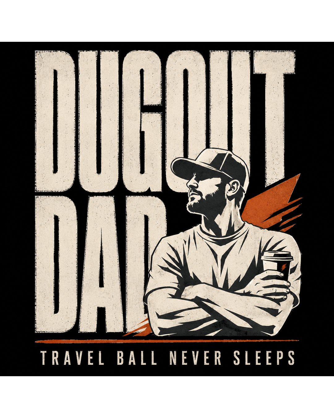 Dugout Dad Tee