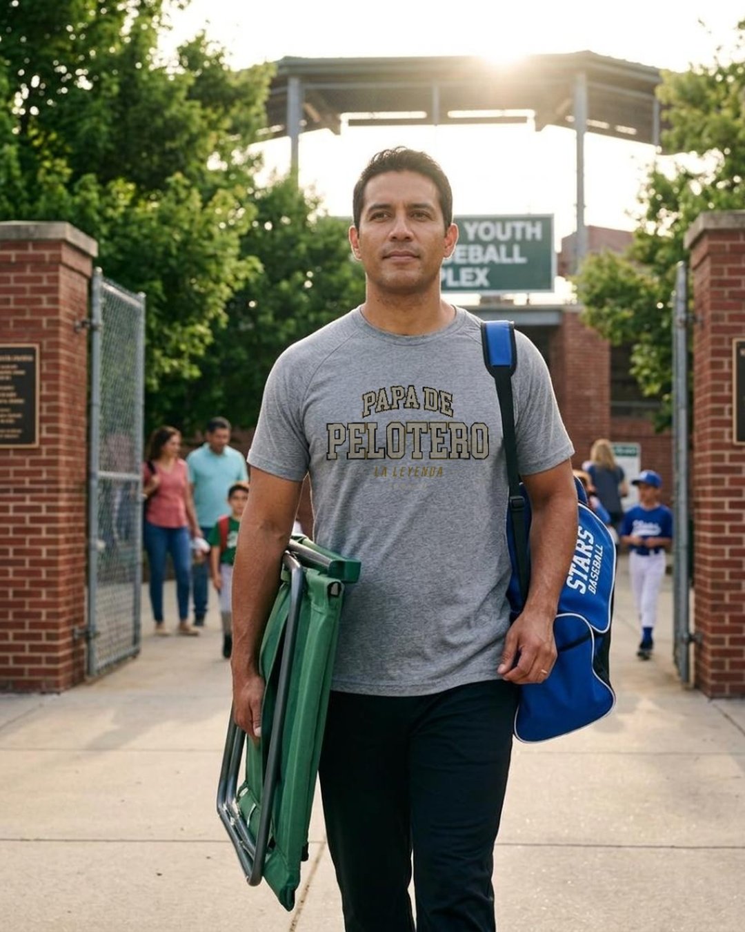 Dad of Ballplayers Tee
