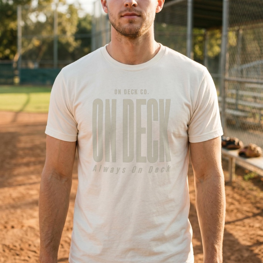 On Deck Co. travel ball apparel at the ballpark