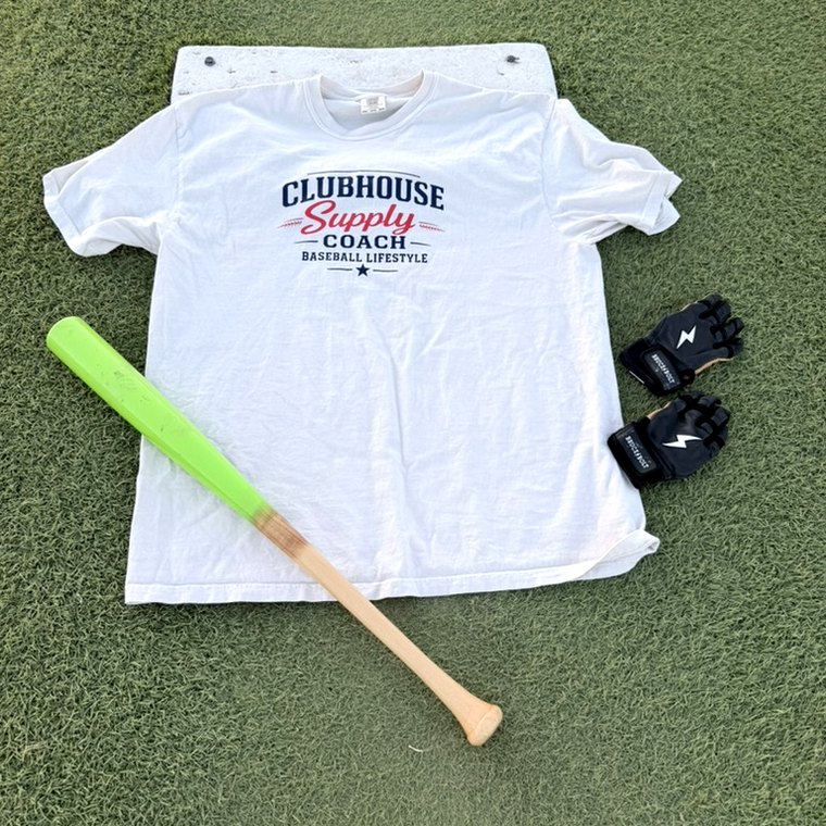 Custom baseball tee for a travel ball family
