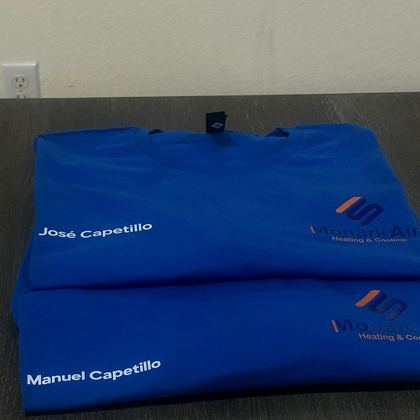 Custom company polos with name