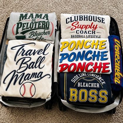 Custom Venezuela and travel ball tees