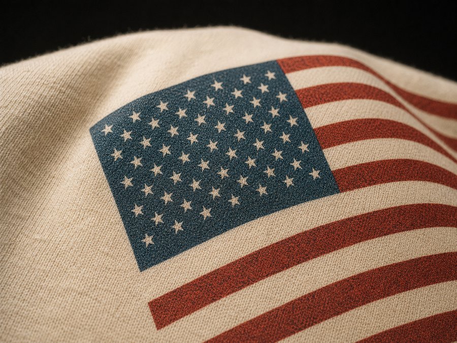 Full-color DTF print on fabric